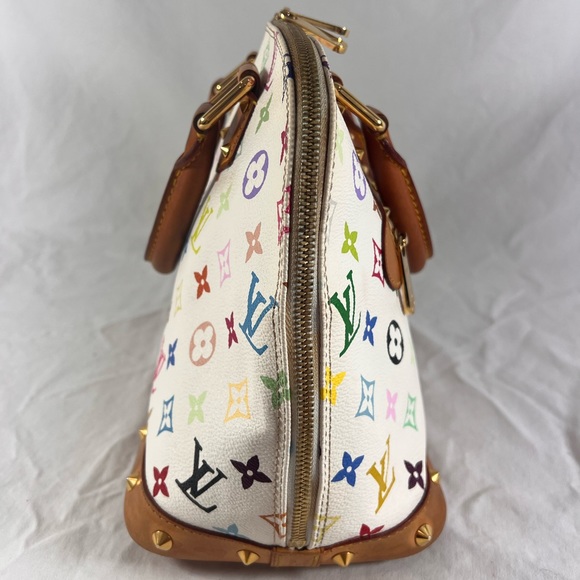 LOUIS VUITTON Authentic Monogram Multicolor White Base Alma Made in USA M92647 - Picture 7 of 17
